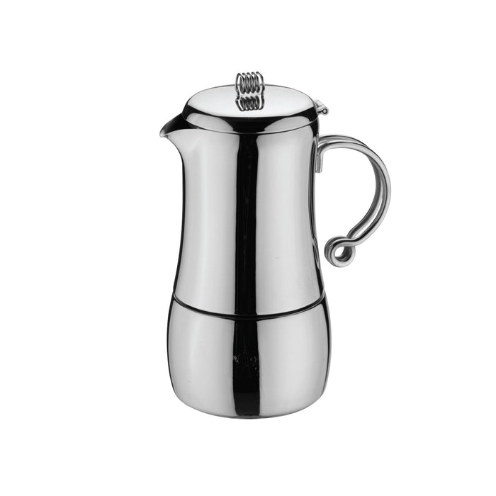 grunwerg Elements 4 Cup Espresso Maker Mirror Finish
