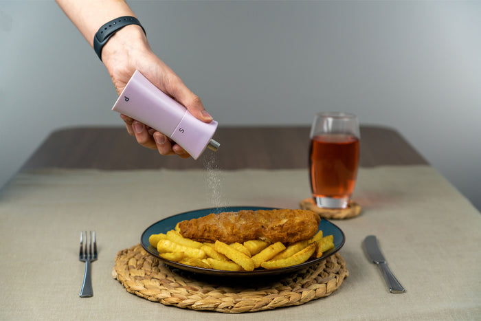 Grunwerg Gmill Lavender Combination Pepper Mill & Salt Shaker