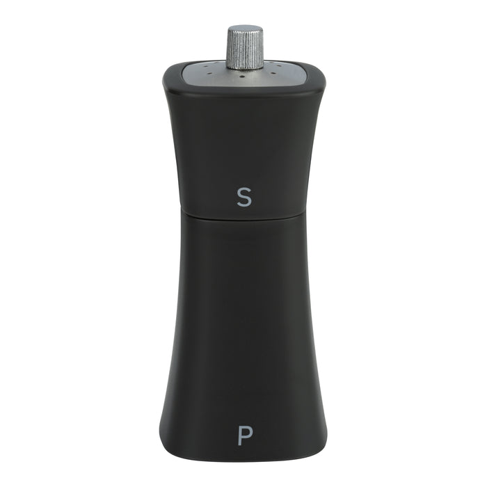grunwerg Gmill Matt Black Combination Pepper Mill & Salt Shaker