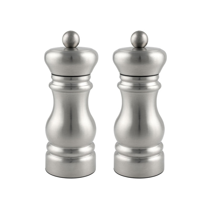 grunwerg Gmill Pepper Mill & Salt Mill Stainless Steel 11cm