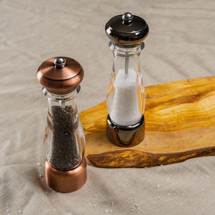 Grunwerg Gmill Salt Or Pepper Mill Antique Bronze 17cm