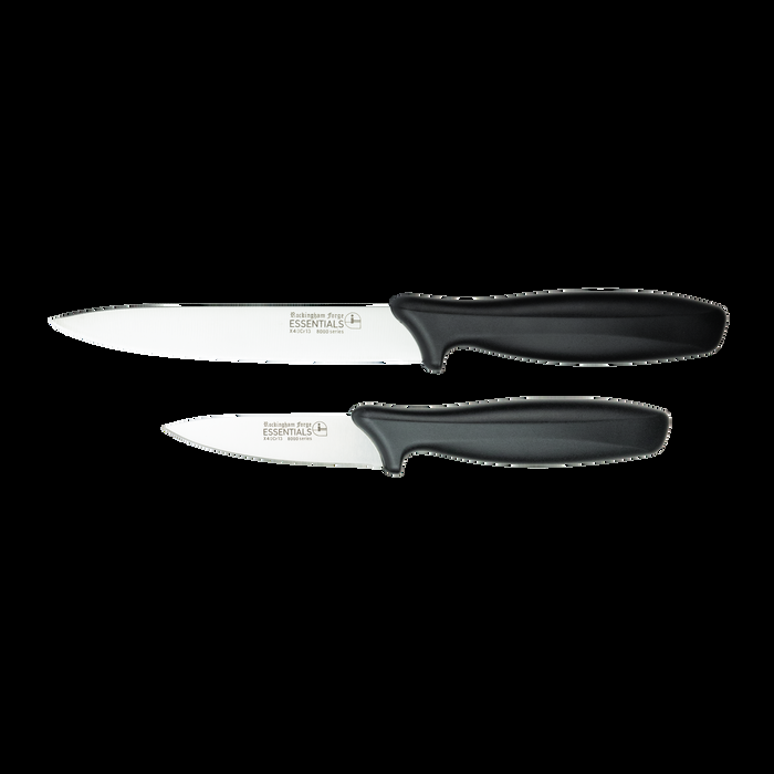 grunwerg 2 Piece Utility Knife Set Black