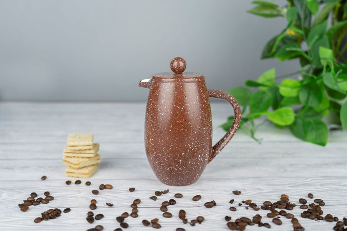 Grunwerg 8 Cup Bellied Cafetiere Red Granite