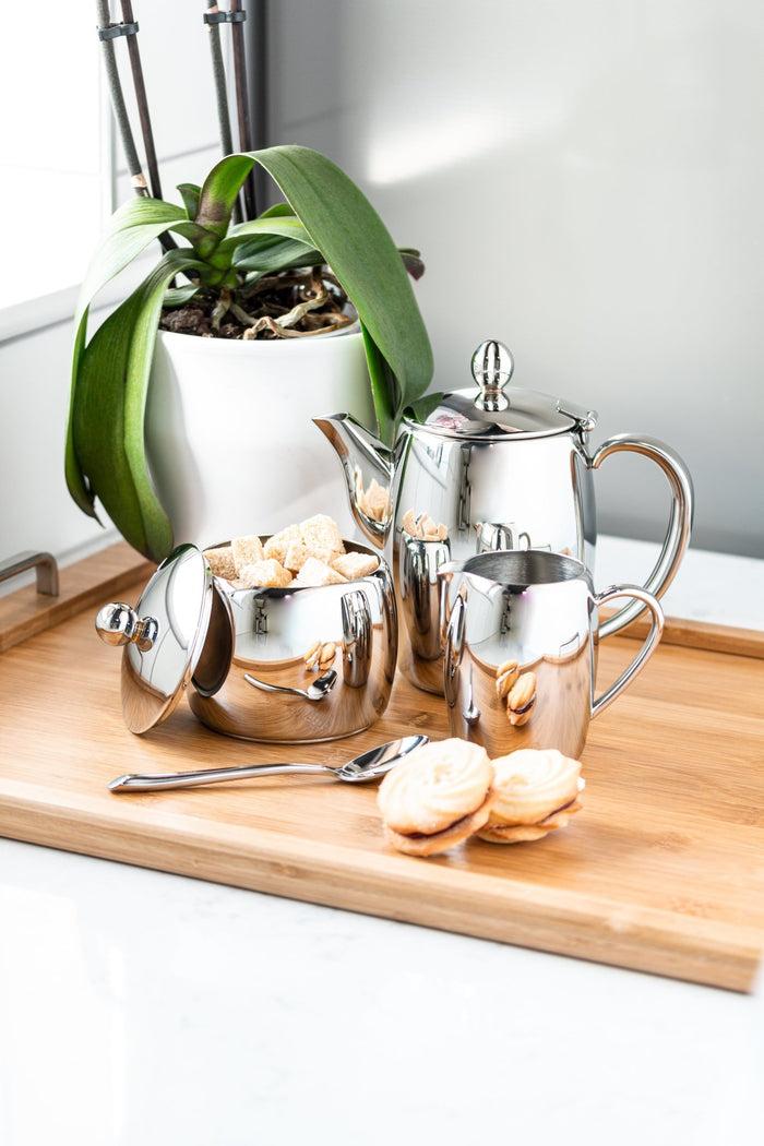 Grunwerg Bellux 1L Coffee Pot Stainless Steel