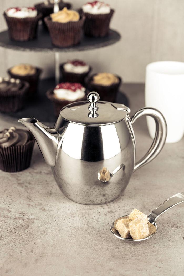Grunwerg Buxton 1.4L Teapot Stainless Steel