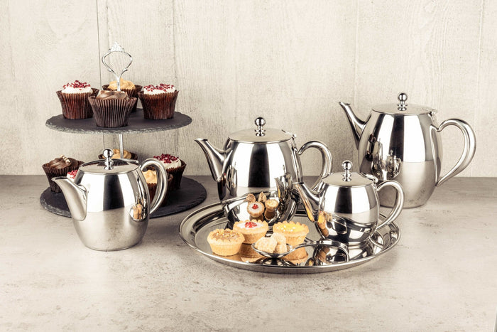 Grunwerg Buxton 1L Teapot Stainless Steel