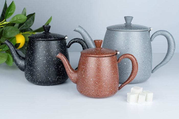 Grunwerg Café Olé 0.52L Premium Teapot Red Granite