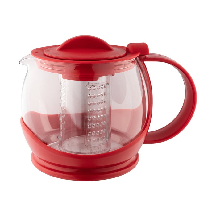 grunwerg Café Olé 1.2L Red Infuser Teapot
