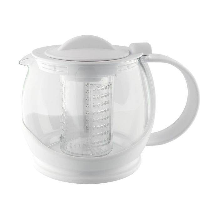 Grunwerg Café Olé 1.2L White Infuser Teapot