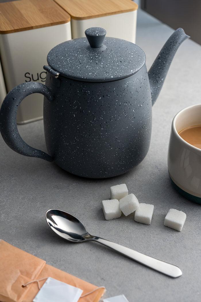 Grunwerg Café Olé 1.4L Premium Teapot Grey Granite