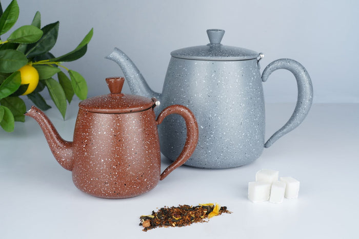 Grunwerg Café Olé 1.4L Premium Teapot Grey Granite