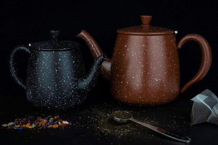 Grunwerg Café Olé 1.4L Premium Teapot Red Granite