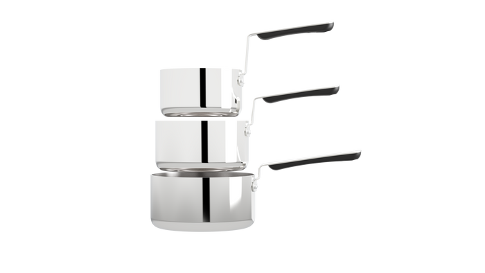 grunwerg Commichef STACK Tri Ply 3 Piece Set