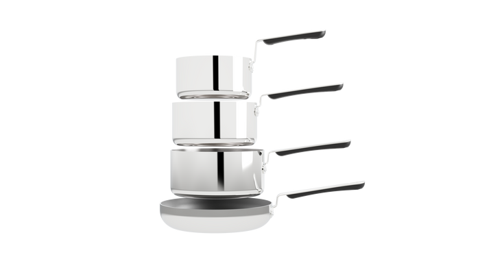 grunwerg Commichef STACK Tri Ply 4 Piece Set