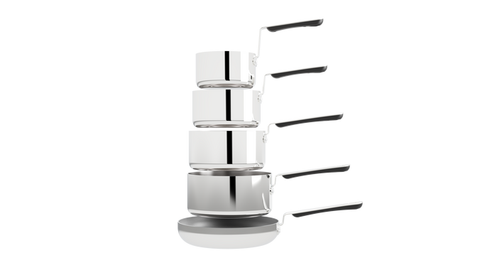 grunwerg Commichef STACK Tri Ply 5 Piece Set