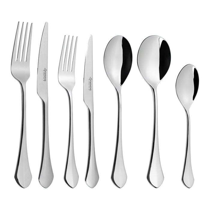 grunwerg Derwent 56 Piece Cutlery Set for 8 People