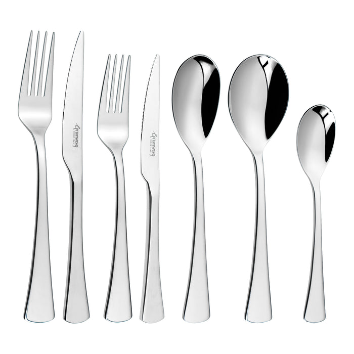 grunwerg Drone 84 Piece Cutlery Set for 12 People