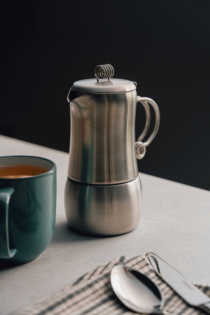 Grunwerg Elements 4 Cup Cafetiere Stainless Steel