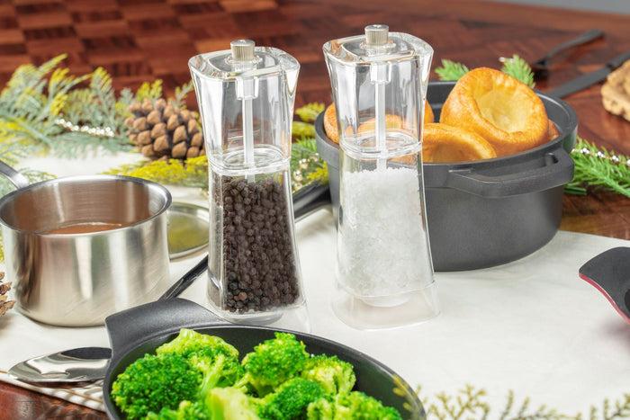 Grunwerg Gmill Pepper Mill & Salt Mill Set 13cm