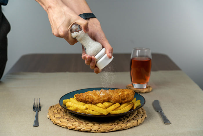 Grunwerg Gmill White PET Salt Or Pepper Mill