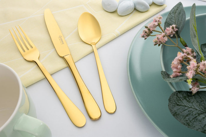 Grunwerg Gold 16 Piece Cutlery Set For 4 People