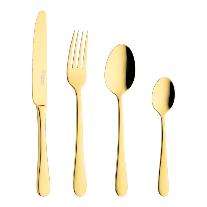 grunwerg Gold 16 Piece Cutlery Set for 4 people