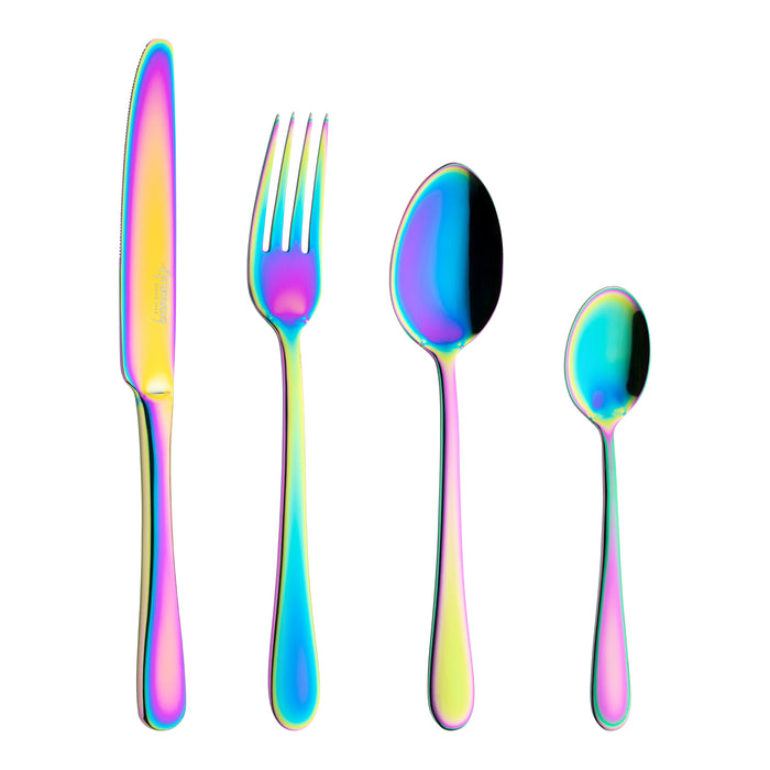 grunwerg Rainbow 16 Piece Cutlery Set for 4 people