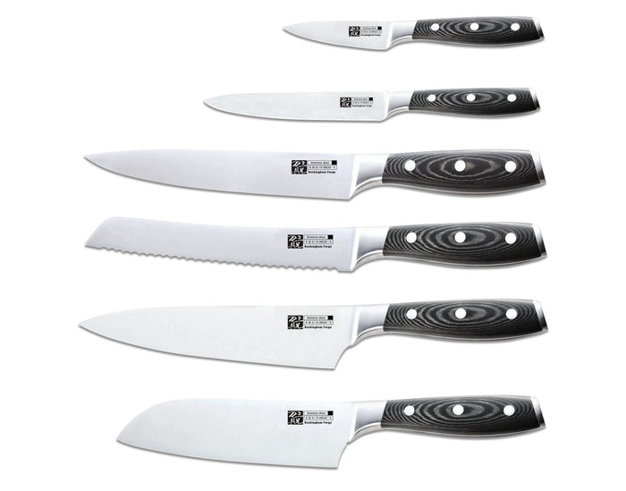 Grunwerg RF 9100 Series 6 Piece Knife Block Set