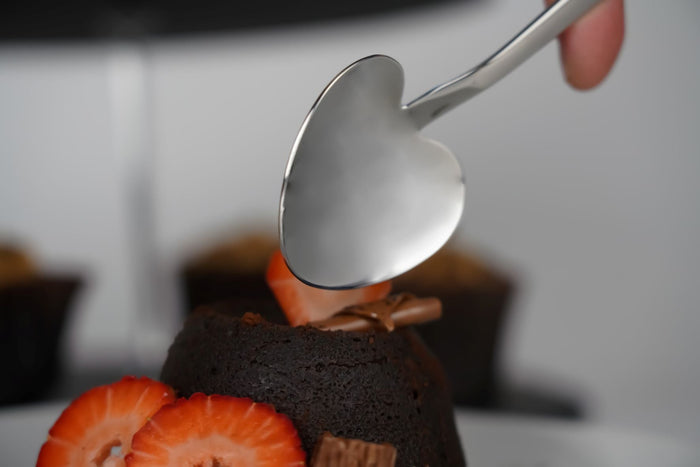 Grunwerg Windsor 18/0 2 Heart Dessert Spoons