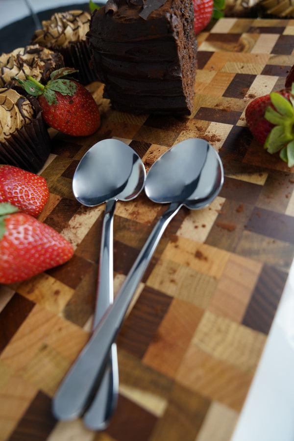 Grunwerg Windsor 18/0 2 Heart Dessert Spoons