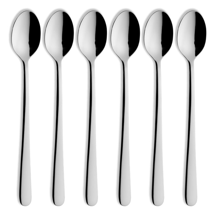 Grunwerg Windsor 18/0 6 Piece Soda/Latte Spoon Set