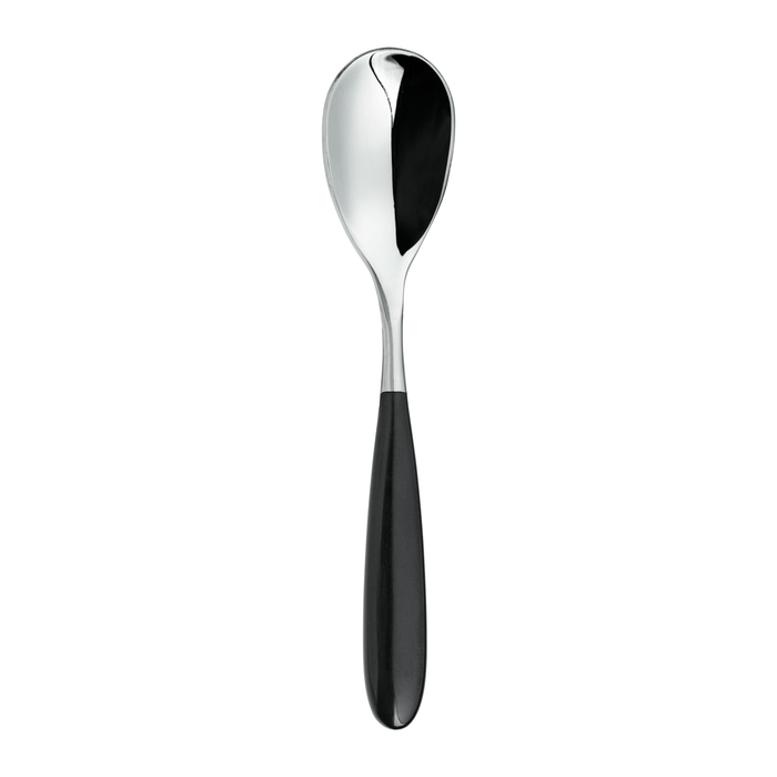 grunwerg Yin & Yang Black Set of 2 Coffee Spoons