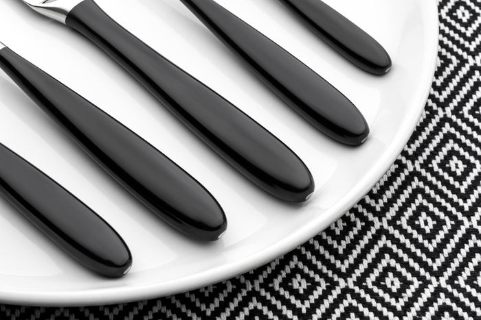 Grunwerg Yin & Yang Black Set Of 2 Pastry Forks