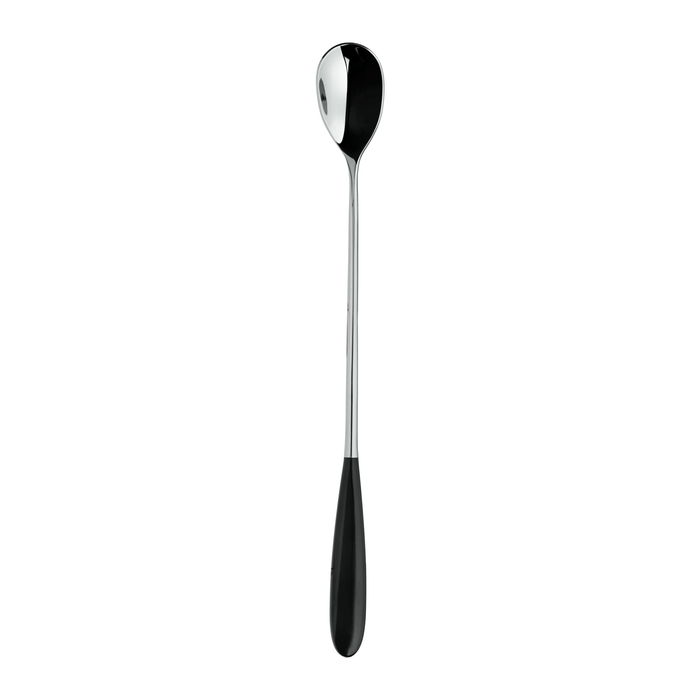 grunwerg Yin & Yang Black Set of 2 Soda Spoons