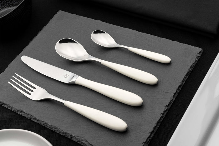 Grunwerg Yin & Yang White 42 Piece Cutlery Set