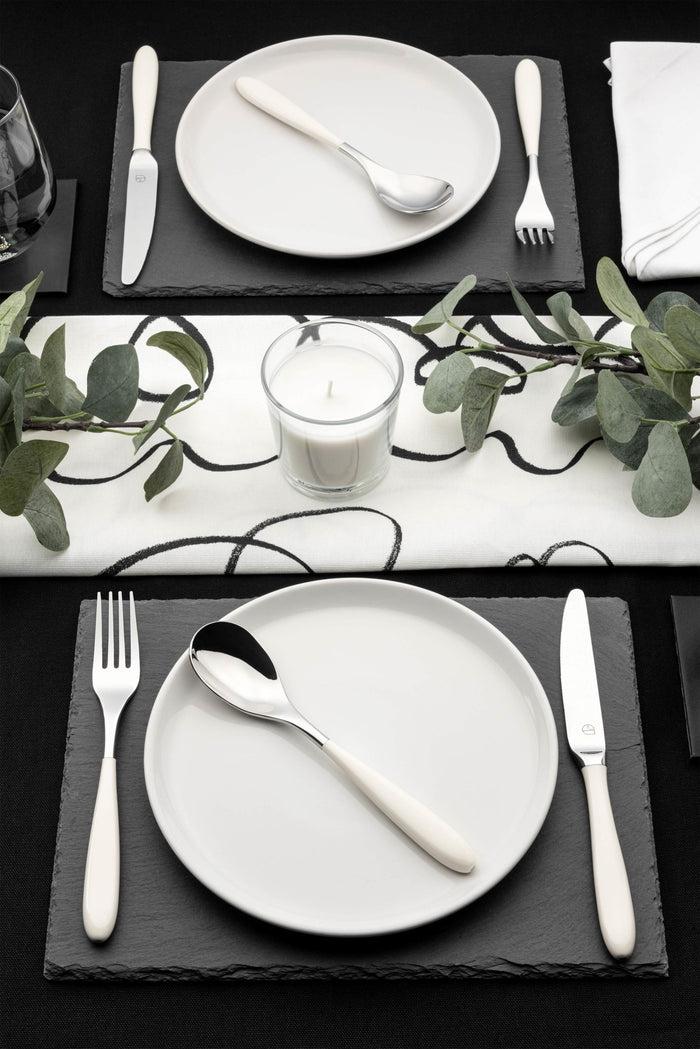 Grunwerg Yin & Yang White Cutlery Sample Set