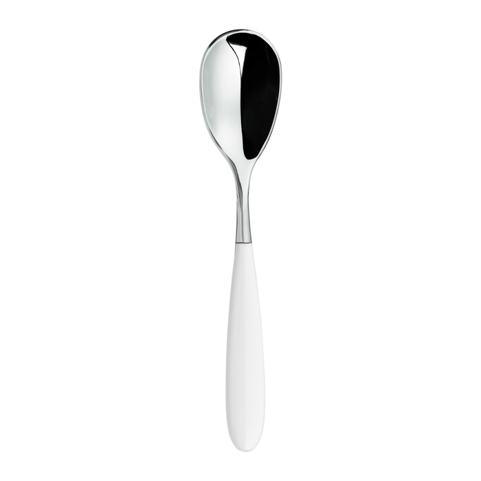 grunwerg Yin & Yang White Set of 2 Coffee Spoons
