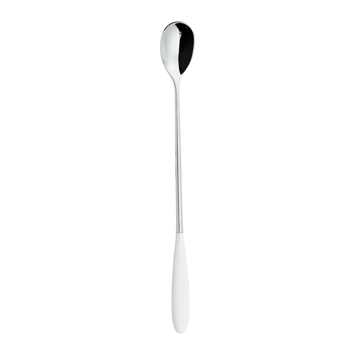 grunwerg Yin & Yang White Set of 2 Soda Spoons