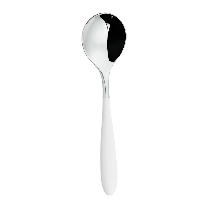 grunwerg Yin & Yang White Set of 2 Soup Spoons