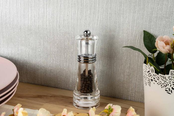 Grunwerg Lighthouse Pepper Mill Clear Acrylic 14.5cm