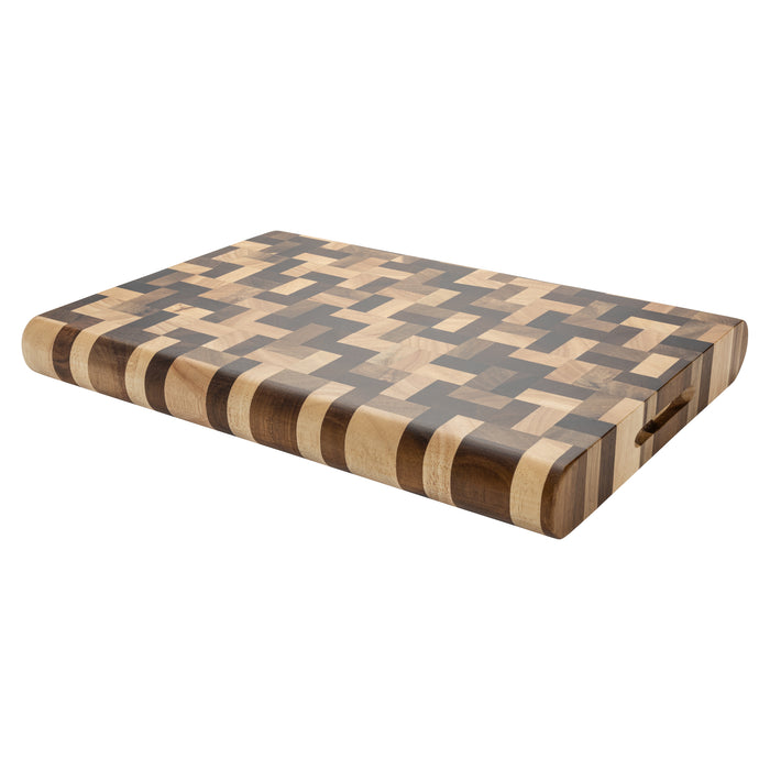 grunwerg R Forest Cutting Board Multi Wood Acacia & Rubberwood 35x25x3.8cm