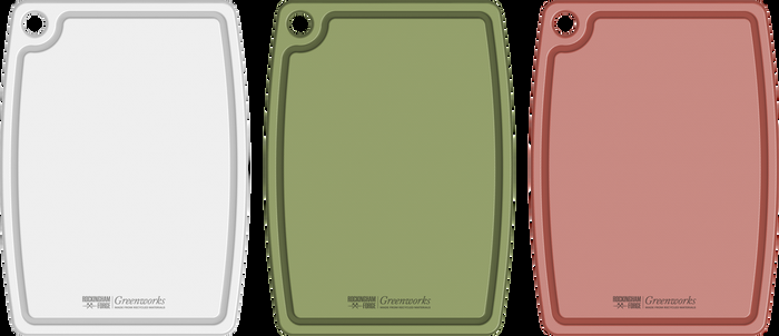 Grunwerg RF Greenworks 3 Cutting Boards 37x28cm Red Green White
