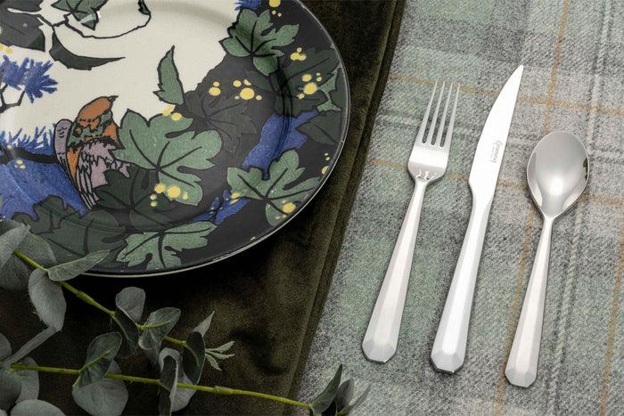 Grunwerg Rivelin 84 Piece Cutlery Set For 12 People