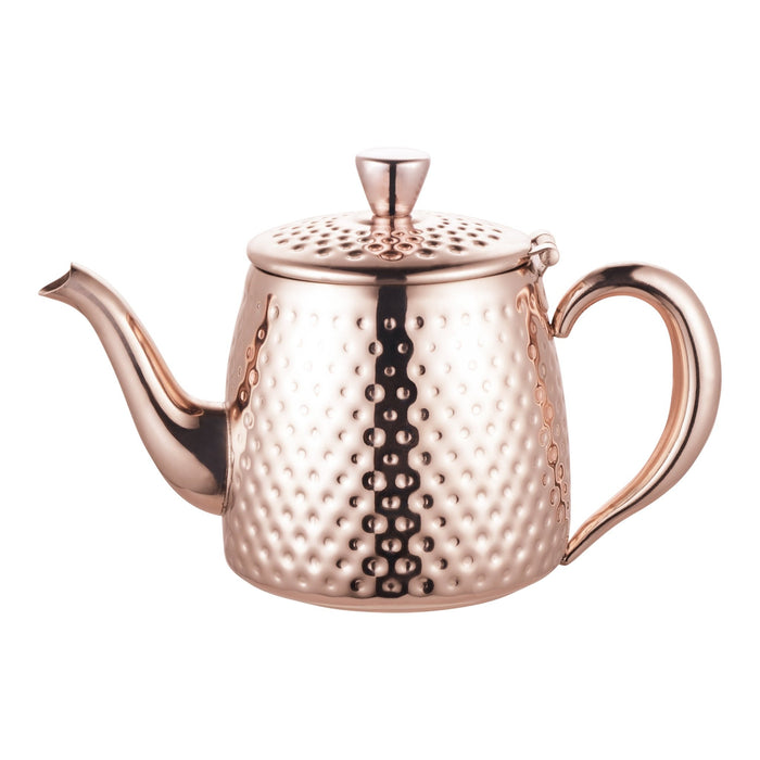 grunwerg Sandringham 1L Teapot Hammered Copper Finish