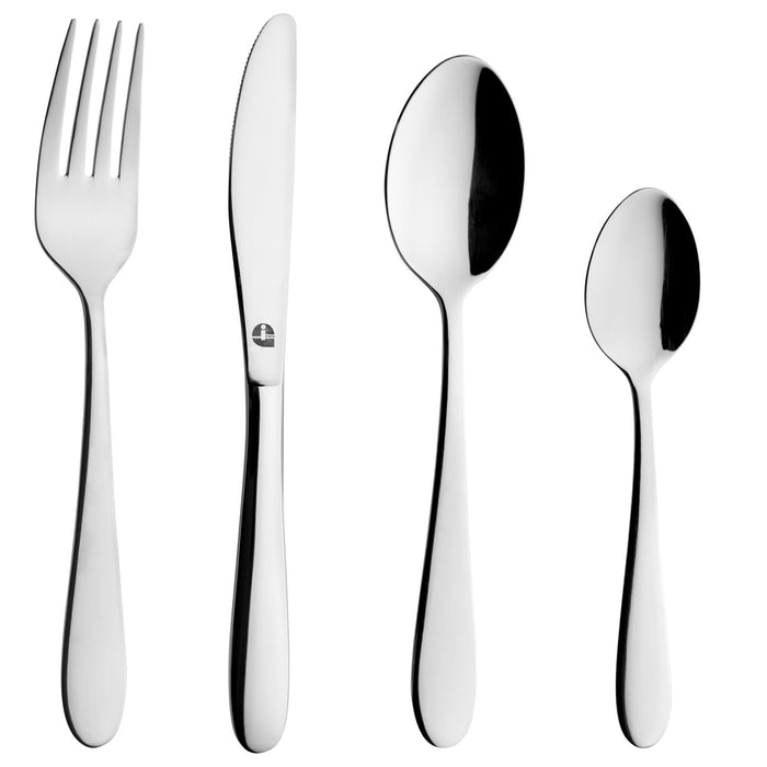 grunwerg Windsor 18/0 4 Piece Childs Cutlery Set - Carded