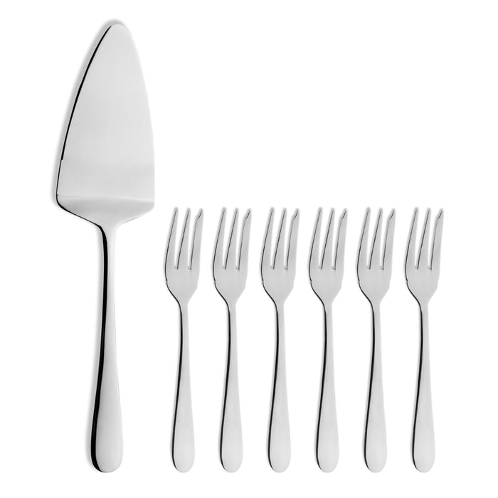 grunwerg Windsor 18/0 7 Piece Cake Set for 6 People