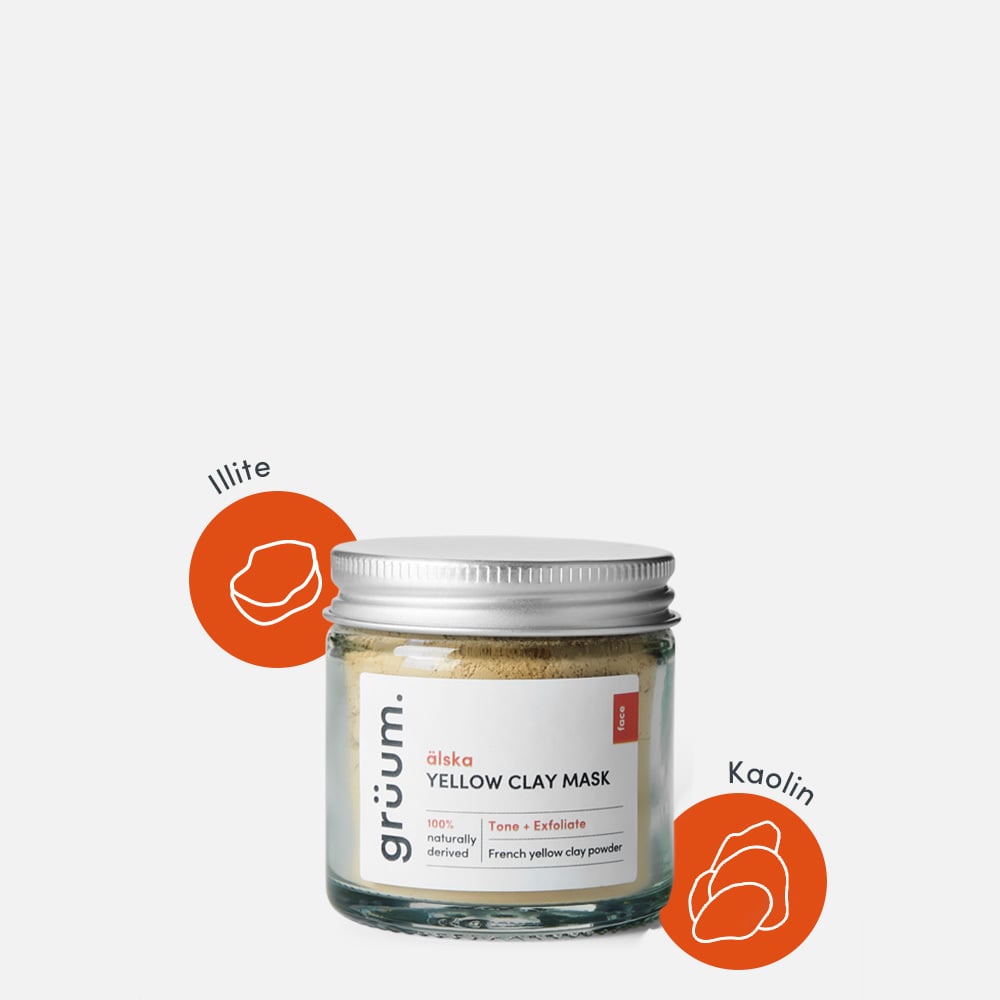 Grüum. älska Clay Mask – Yellow | 50ml