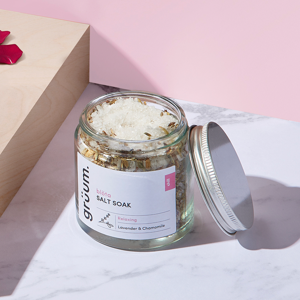 grüum. blöta Bath Salt – Lavender & Chamomile | 120ml