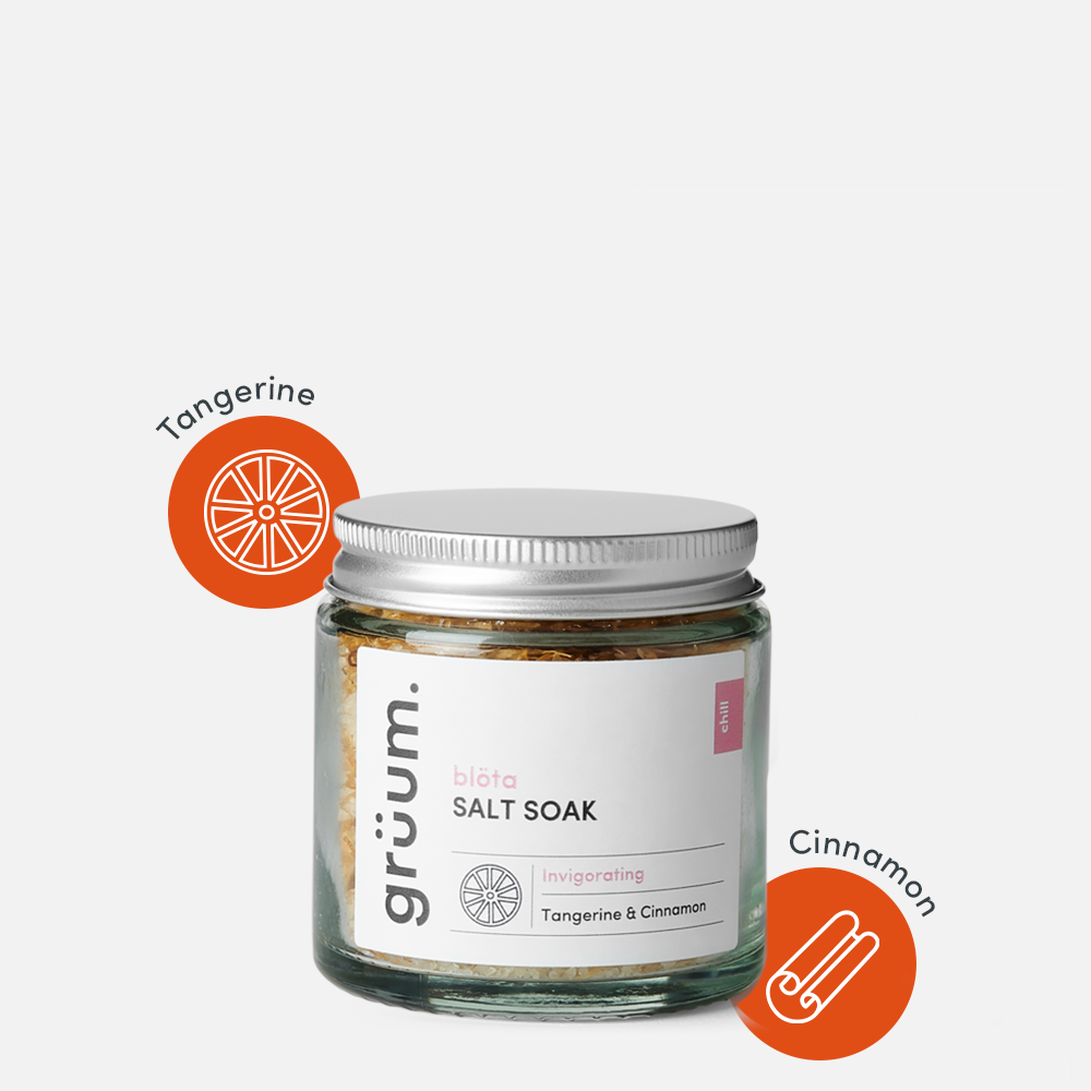 Grüum. Blöta Bath Salt – Tangerine & Cinnamon | 120ml