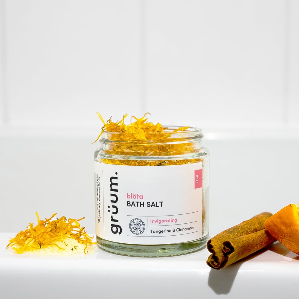 Grüum. Blöta Bath Salt – Tangerine & Cinnamon | 120ml